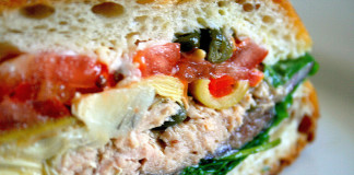 mediterranean breakfast sandwich